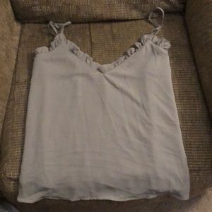 Green Ruffle Tank/Cami